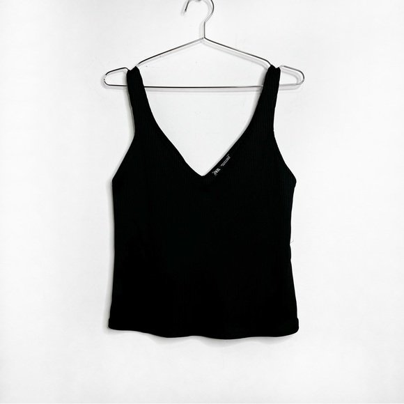 Zara Tops Zara Ribbed Cropped Tank Poshmark